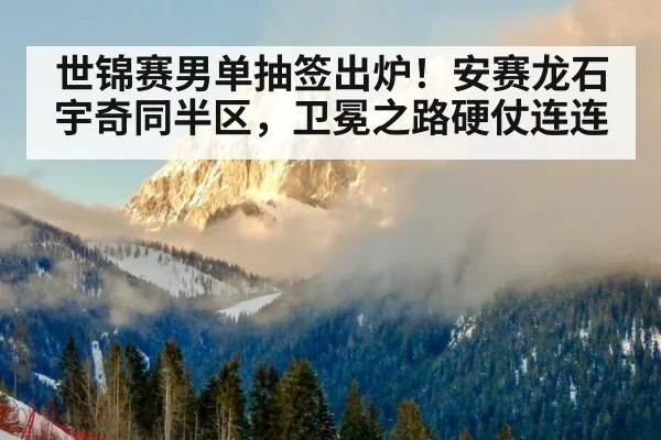 世锦赛男单抽签出炉！安赛龙石宇奇同半区，卫冕之路硬仗连连 | jiuyou