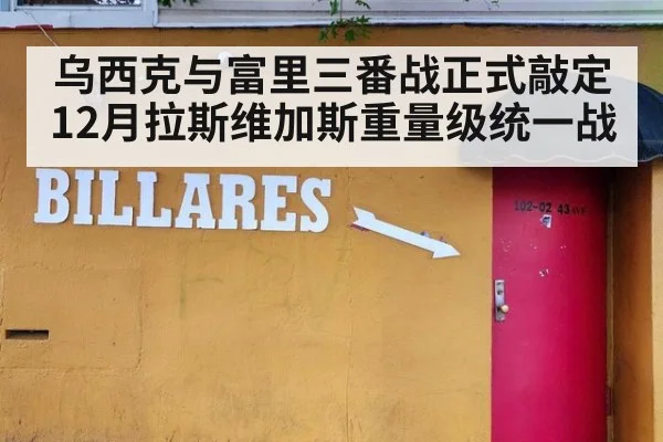 乌西克与富里三番战正式敲定 12月拉斯维加斯重量级统一战 | jiuyou